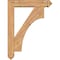 Ekena Millwork Westlake Arts and Crafts Smooth Bracket w/ Offset Brace, Western Red Cedar, 5 1/2"W x 24"D x 32"H BKT0604X24X32WTL03SWR - alternate 3
